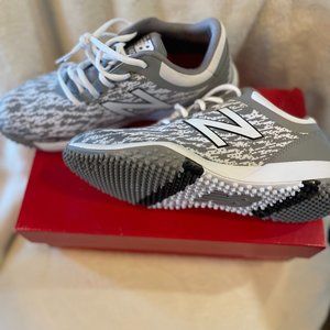 New Balance Men's Turf Baseball Shoe   Gray / White